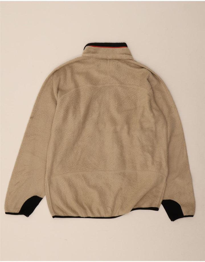 Fila Herre Fleecejakke UK 40 Stor Beige Colourblock Polyester