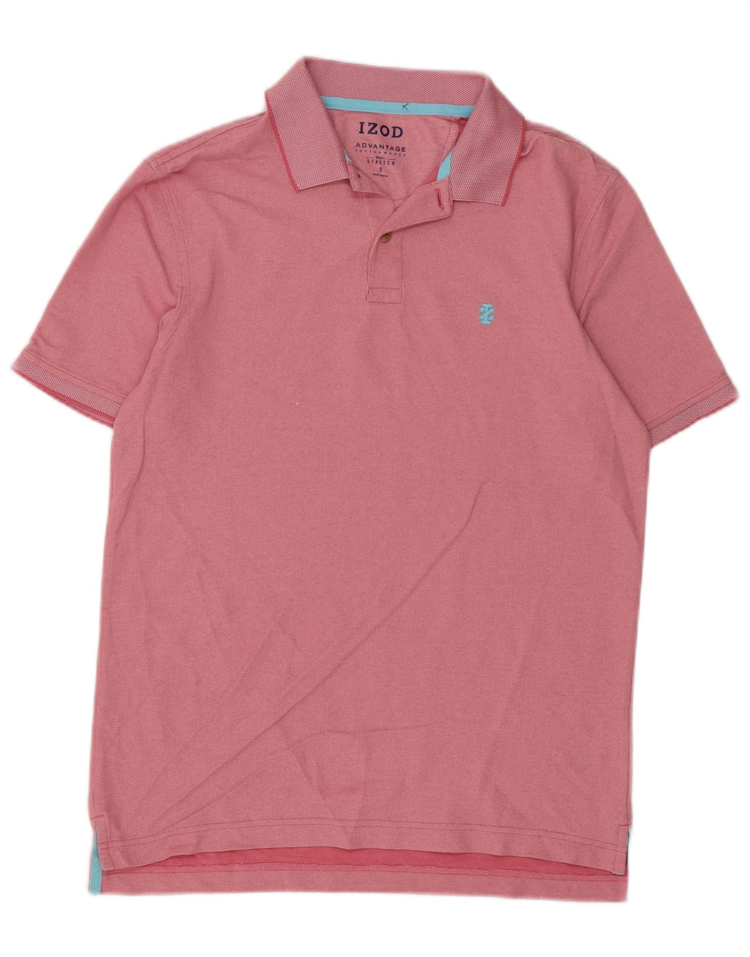 IZOD Poloskjorte til mænd Lille Pink Bomuld