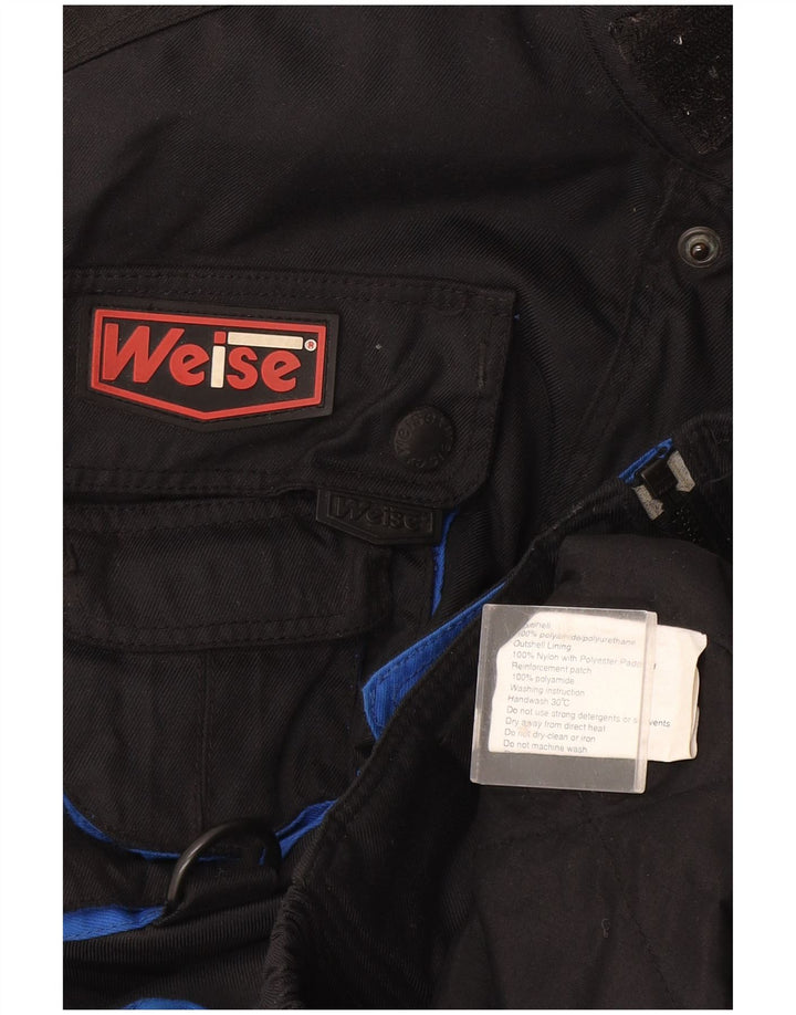 Weise Herre Racer Jakke UK 40 Stor Sort Polyamid