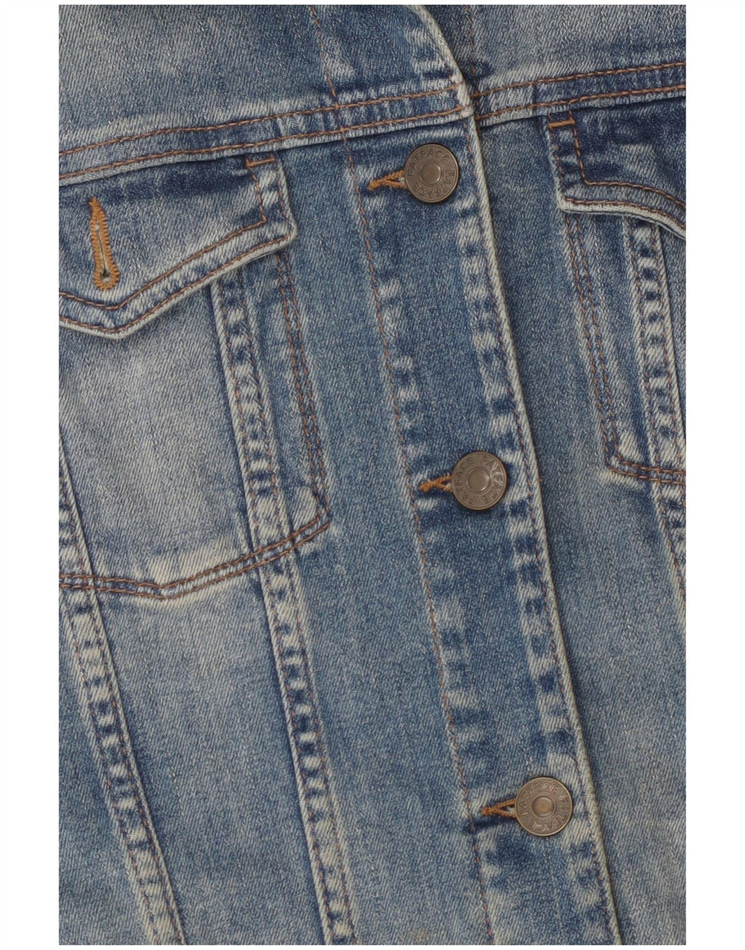 Fat Face Dame denimjakke UK 10 Small Blue Cotton