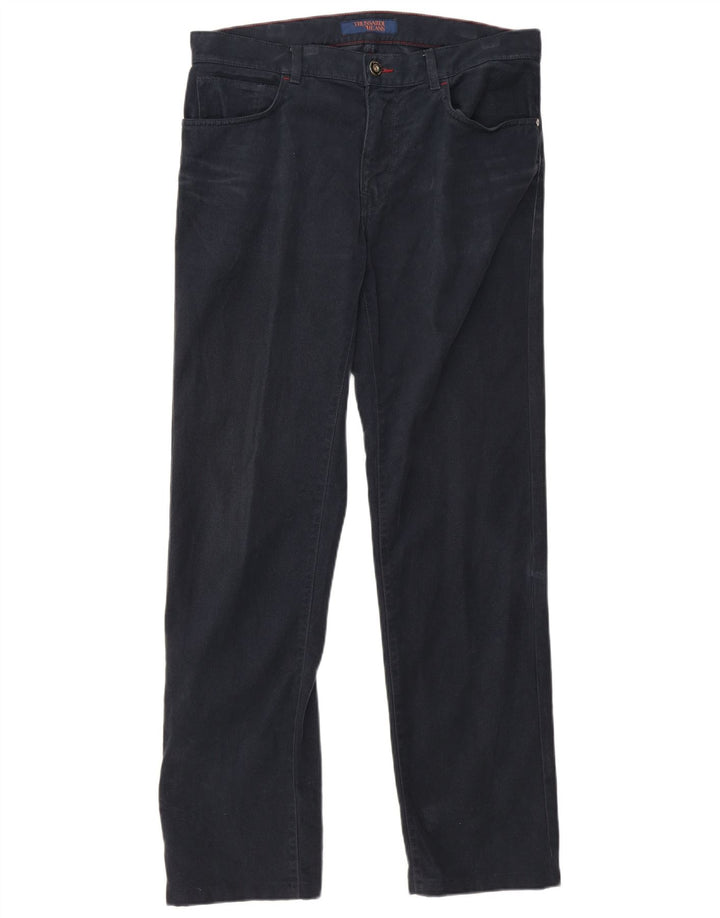 Trussardi Straight Jeans til mænd W36 L31 Marineblå