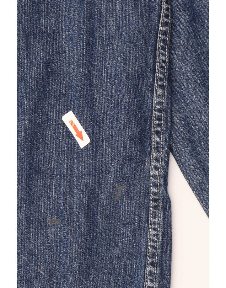 Levi's denimskjorte til mænd, medium blå bomuld