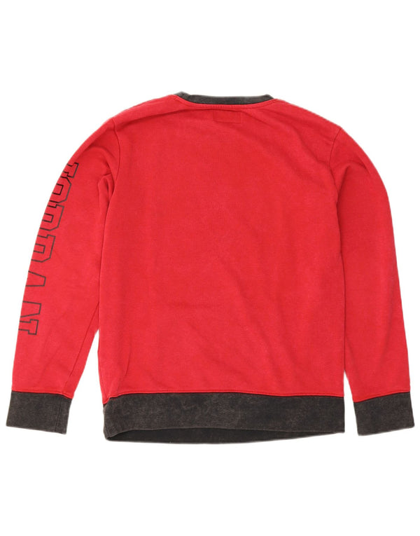 Jordan Boys Grafisk Sweatshirt Jumper 12-13 år Stor rød farveblok