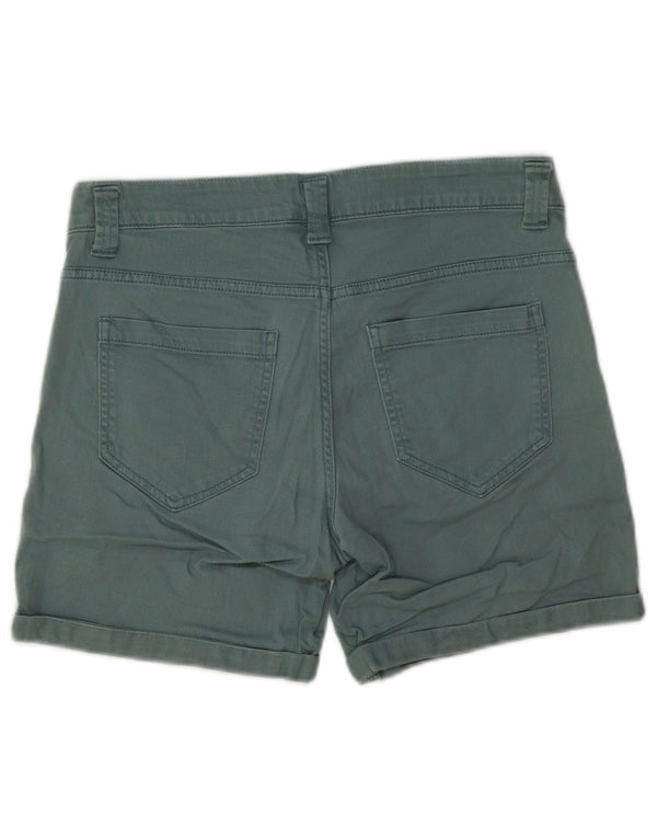BENETTON Dame denim Shorts W32 Large Grøn