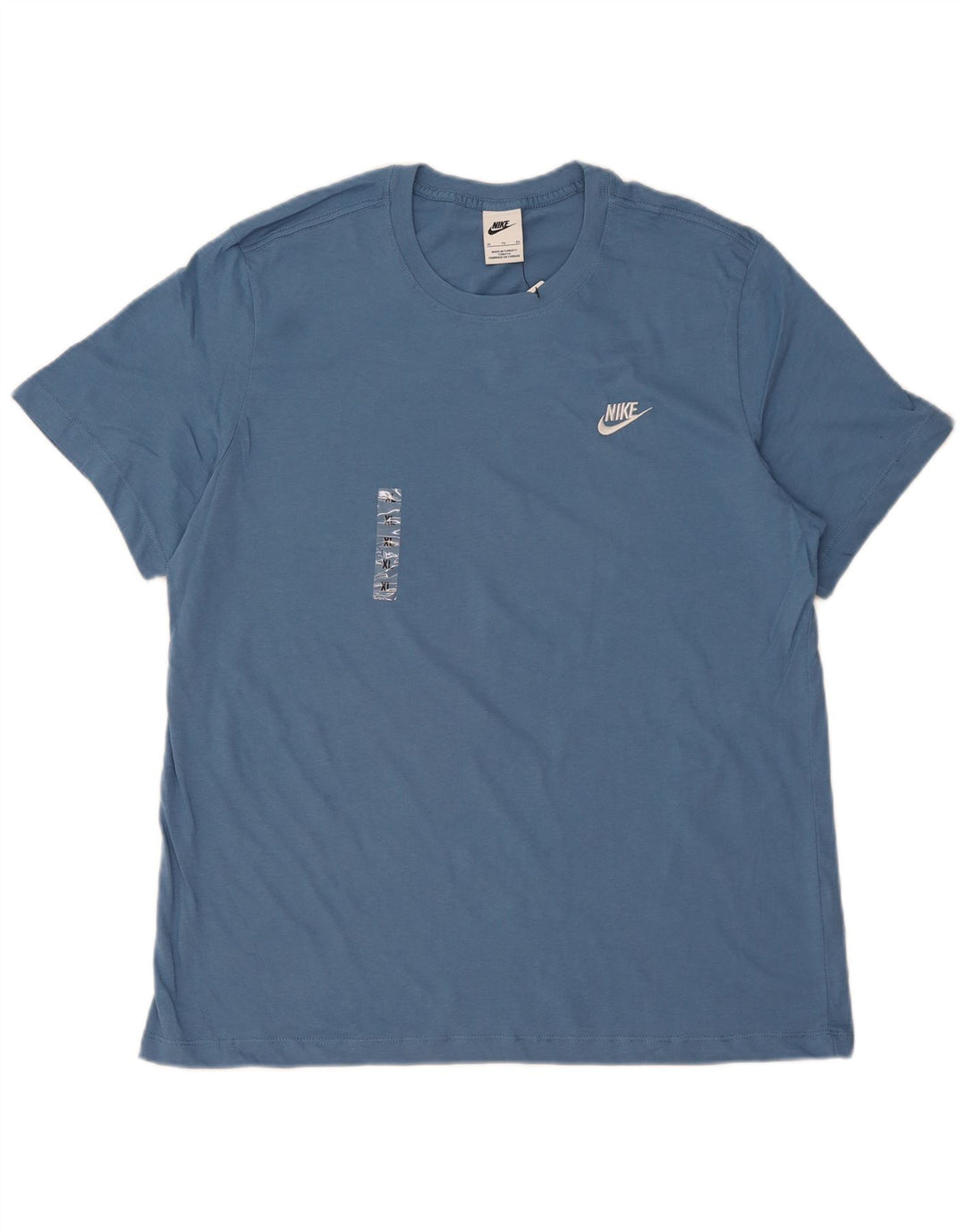 Nike herre T-shirt top XL blå bomuld