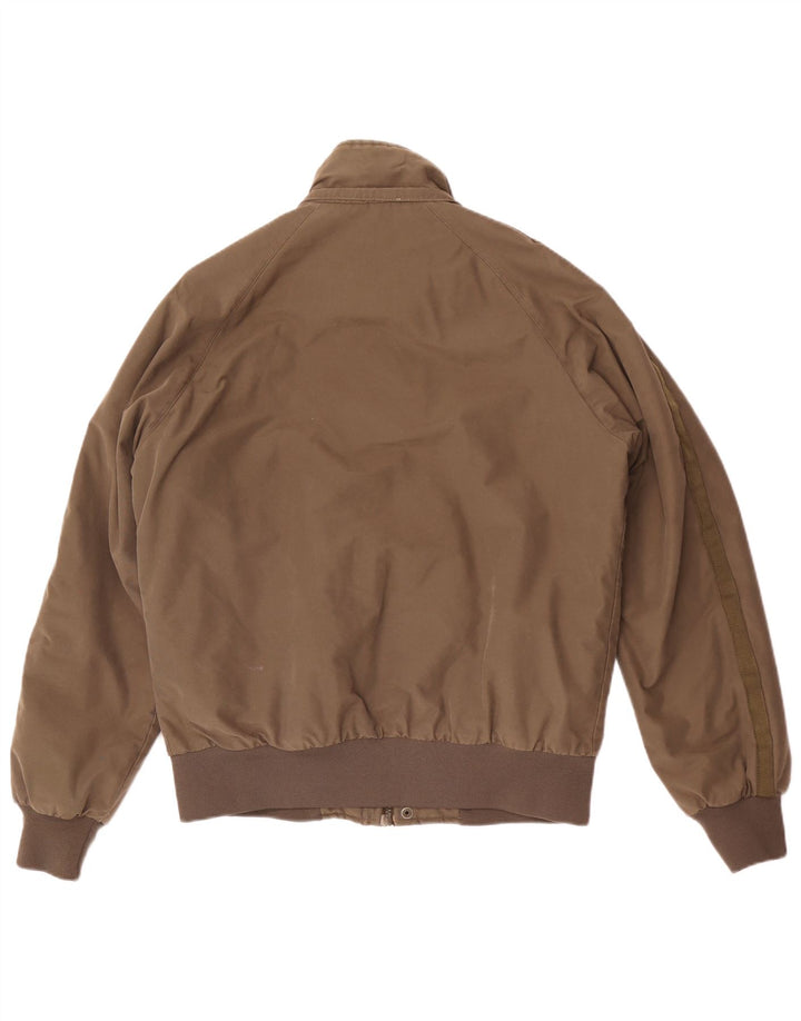 Puma Herre Bomber Jacket UK 40 Stor Khaki Bomuld