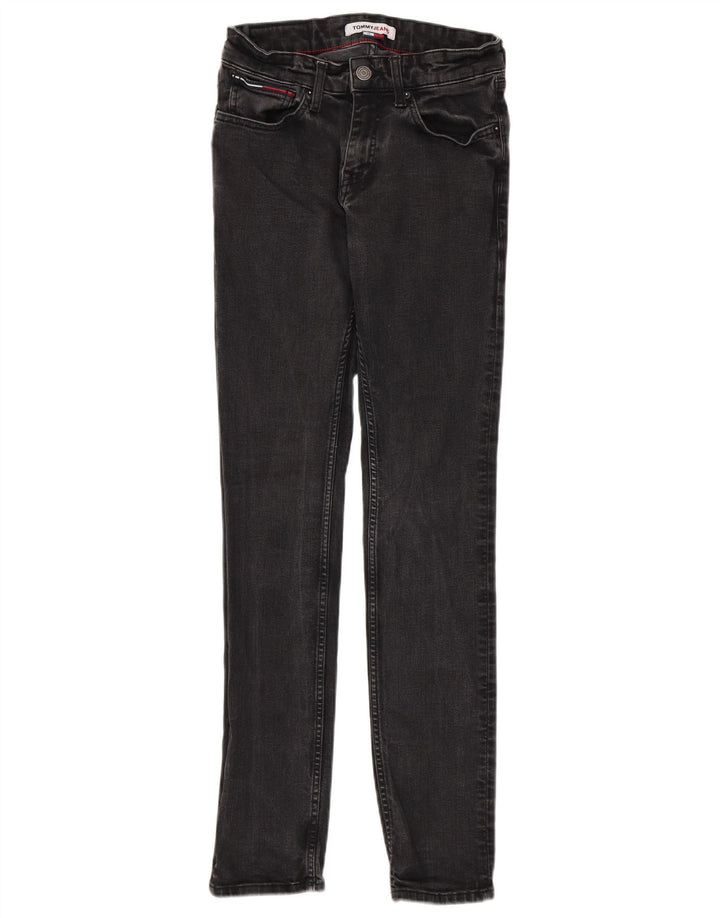 Tommy Hilfiger Dame Scanton Slim Jeans W28 L32 Grå Bomuld