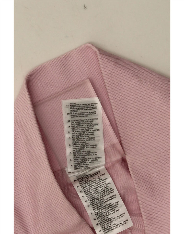Adidas Dame Capri Leggings UK 12 Medium Pink Polyester