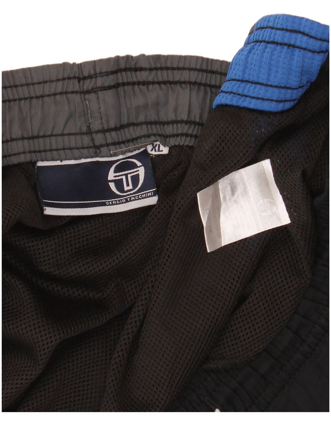 SERGIO TACCHINI Badeshorts til mænd XL Sort Colourblock Polyester