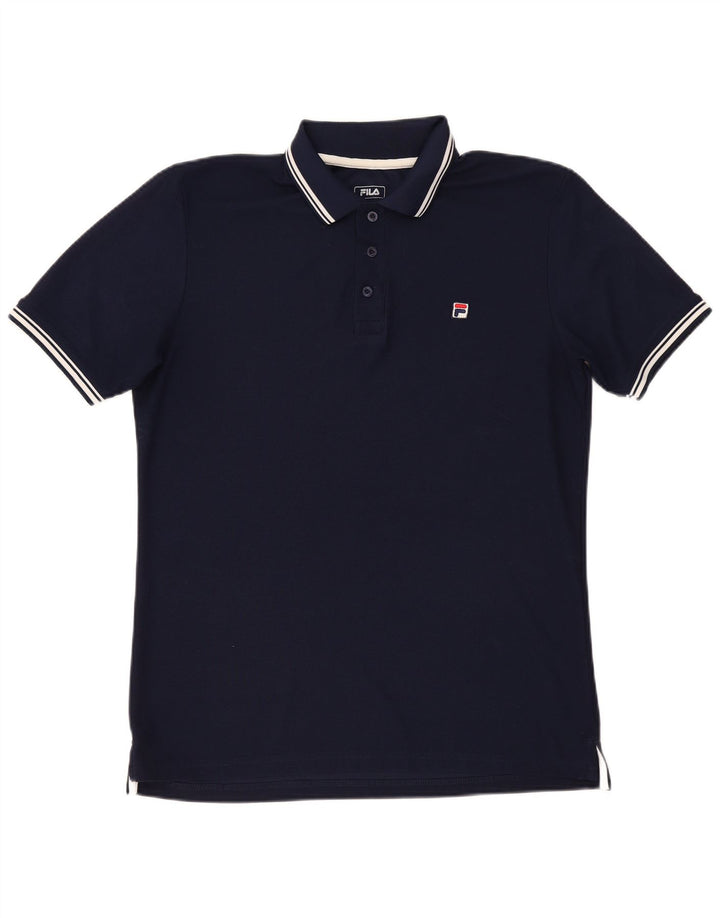Fila Poloskjorte til mænd XL Navyblå polyester