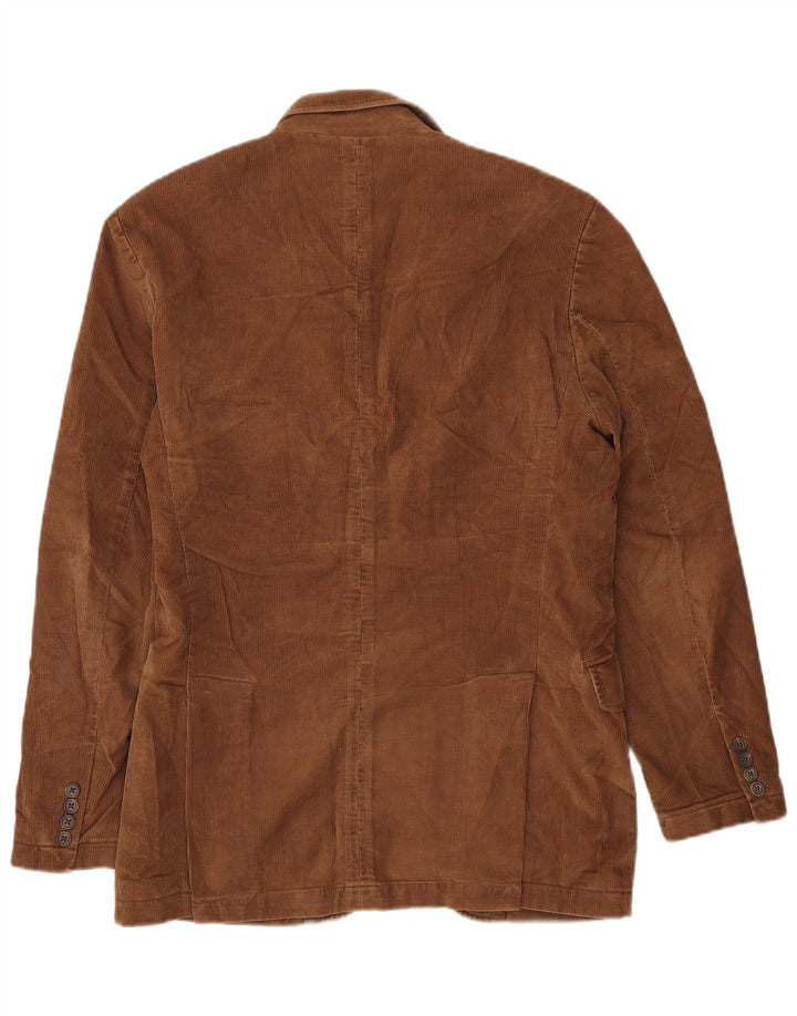 J. Crew Herre 2-knaps Corduroy Blazer-jakke UK 38 Medium Brun Bomuld