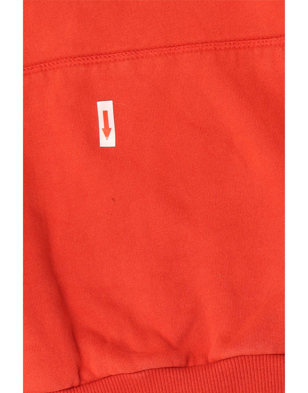 Ellesse Womens Graphic Hoodie Jumper UK 12 Medium Red Cotton