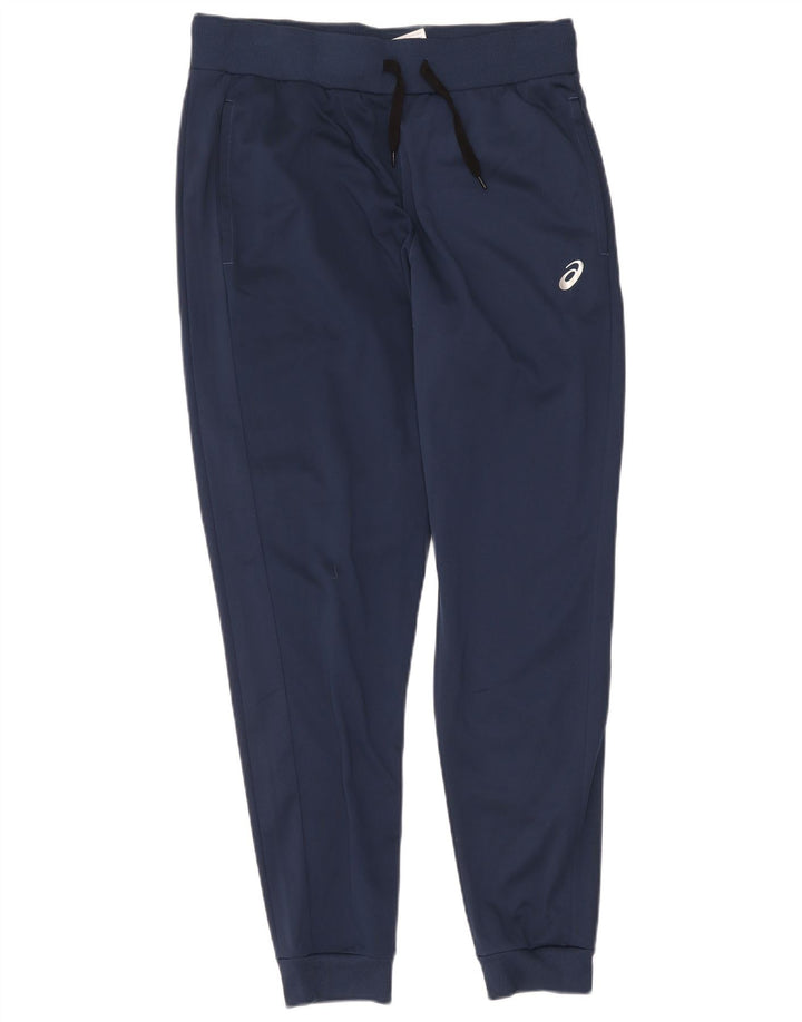 Asics Herre træningsdragt Bukser Joggers Large Navy Blue Polyester