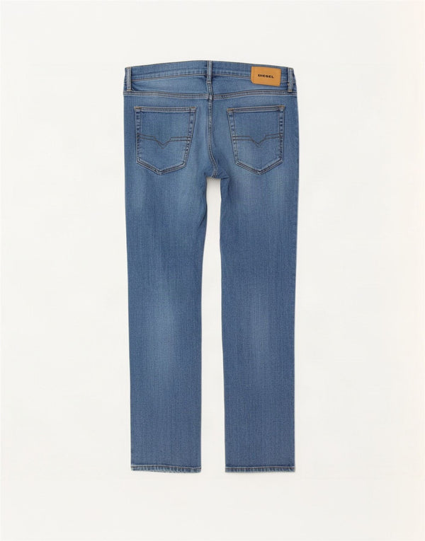 Diesel Dame D-Mihtry Straight Jeans W32 L30 Blå Bomuld