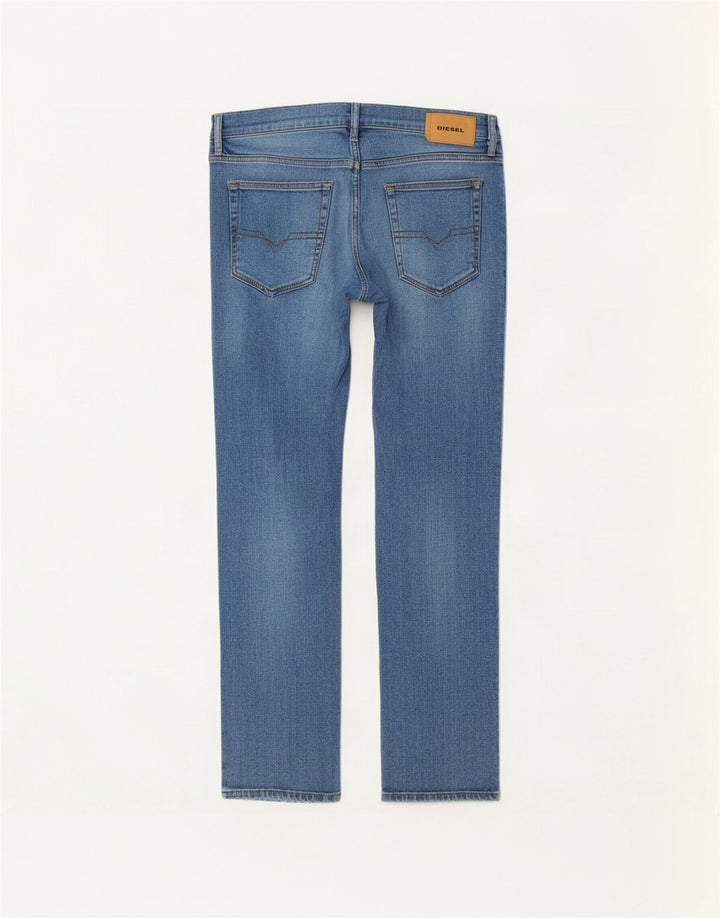 Diesel Dame D-Mihtry Straight Jeans W32 L30 Blå Bomuld