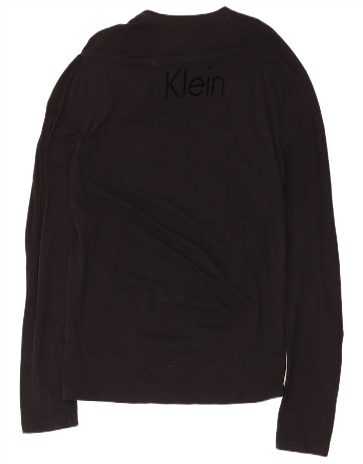 Calvin Klein Jeans Herre Grafisk Top Langærmet Medium Sort
