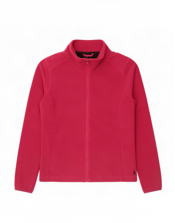 Joules Dame Fleecejakke UK 14 Medium Pink Polyester