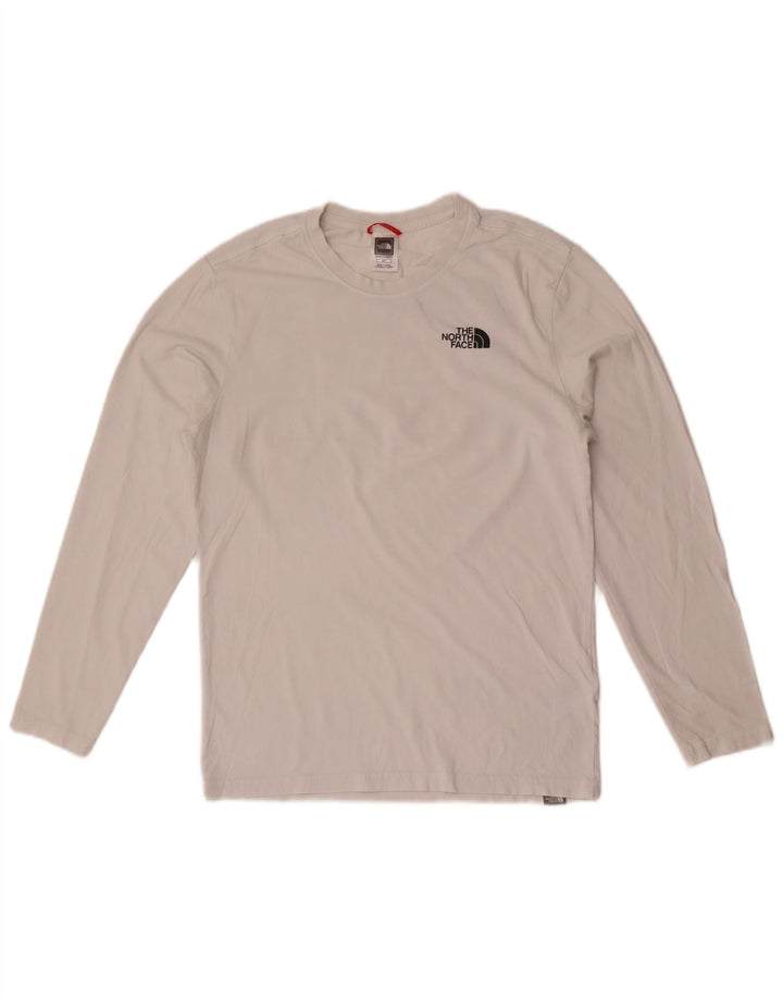 THE NORTH FACE Herre grafisk top Langærmet lille hvid bomuld