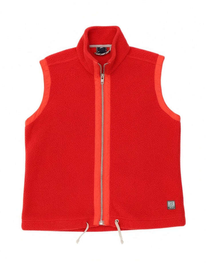 Murphy & Nye Dame Fleece Gilet UK 14 Medium Rød Polyester