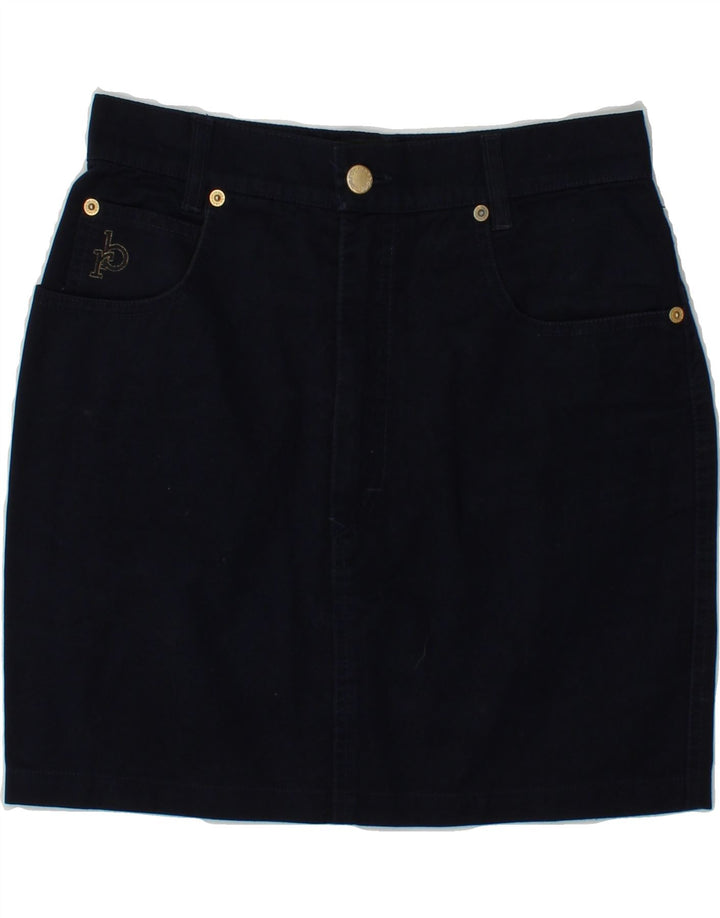 ROCCOBAROCCO Womens Denim Skirt W30 Medium  Navy Blue Cotton Vintage Roccobarocco and Second-Hand Roccobarocco from Messina Hembry 