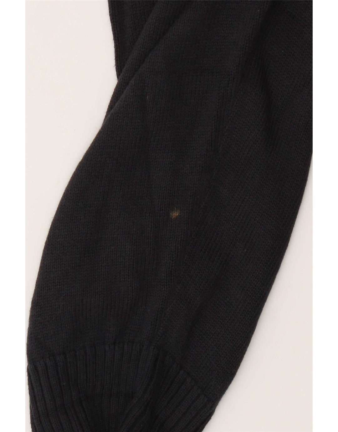 Marks & Spencer Herre sweater med lynlåshals mellem marineblå bomuld