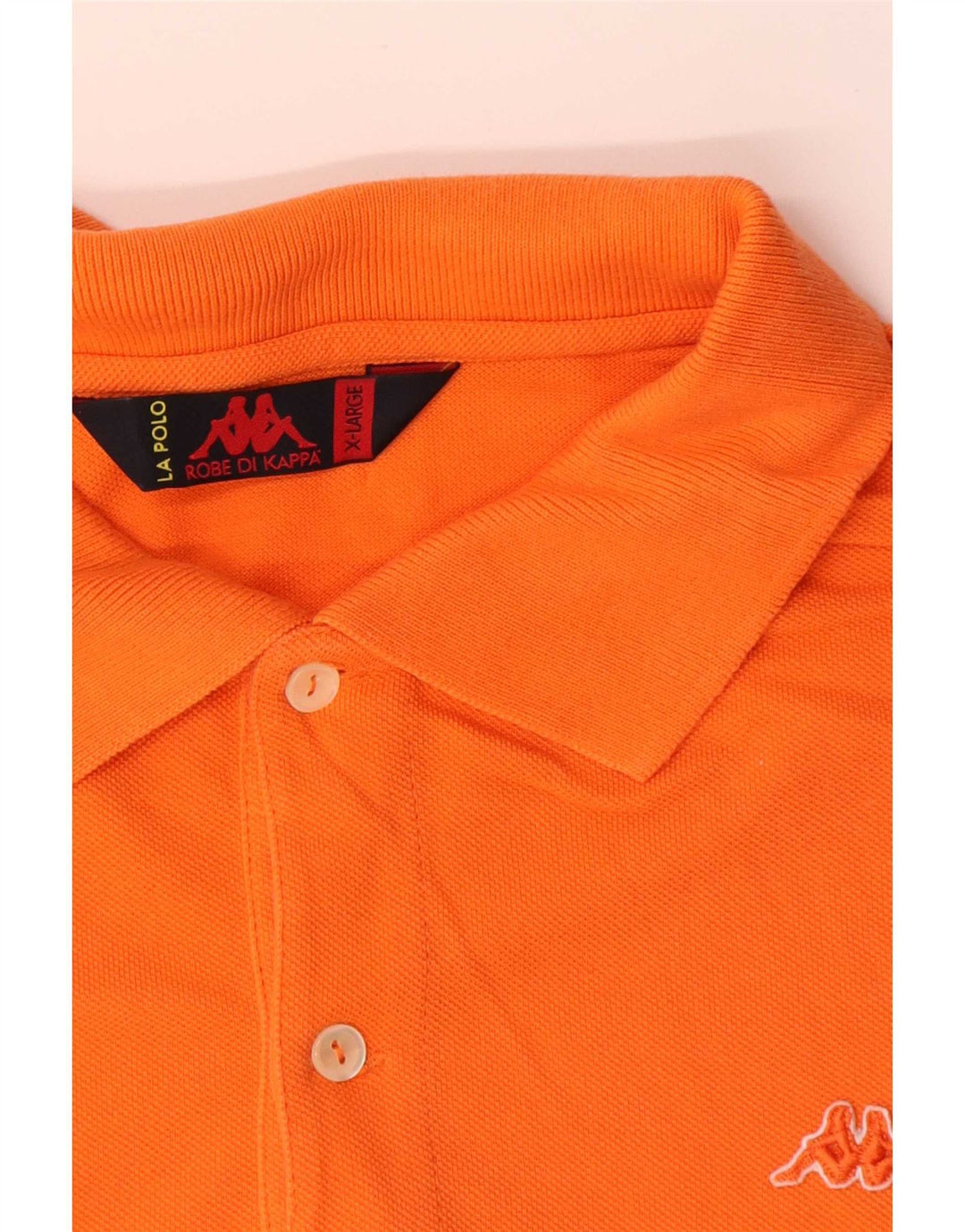 Kappa herre poloshirt XL orange bomuld