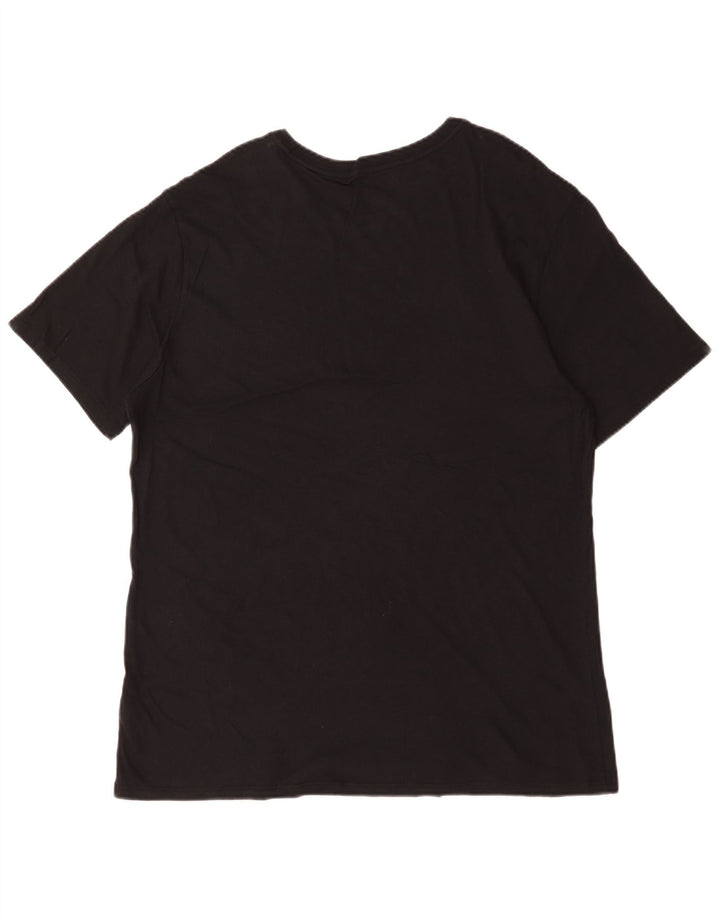 Nike grafisk T-shirt top til mænd XL sort bomuld