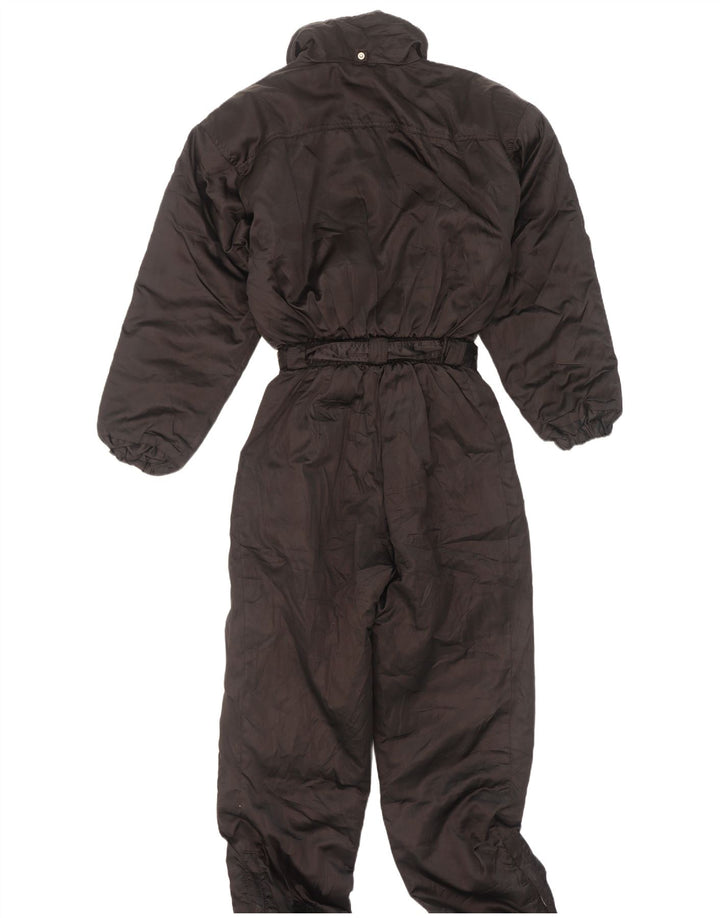 Vintage Dame Ski Jumpsuit IT 46 Large Black