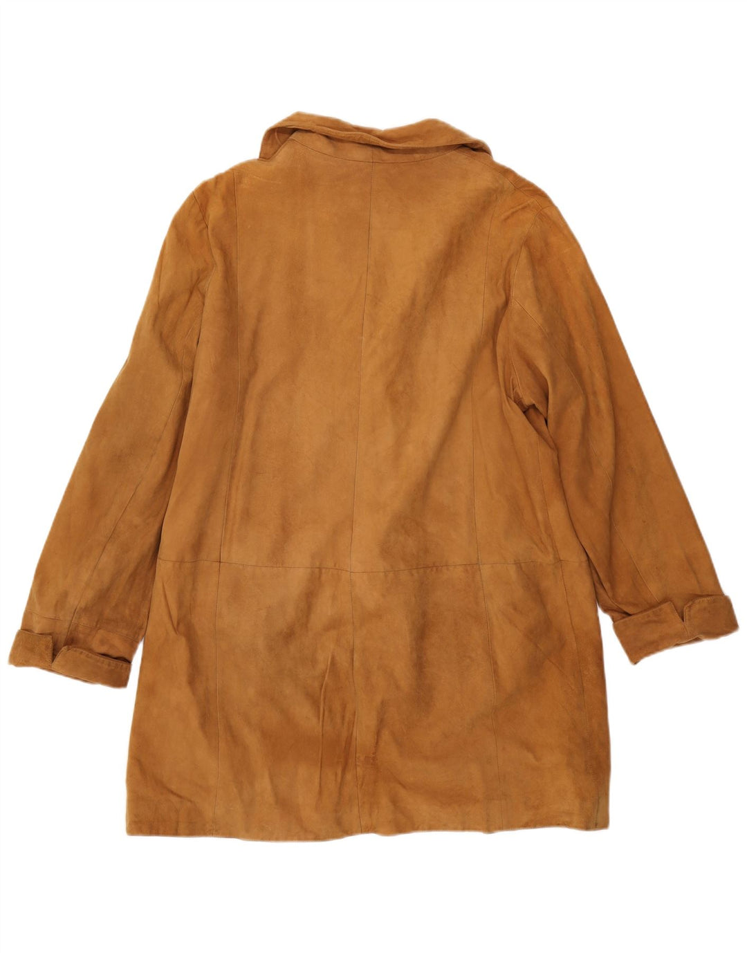 CONBIPEL Dame Oversized ruskindsfrakke IT 48 XL Beige Læder