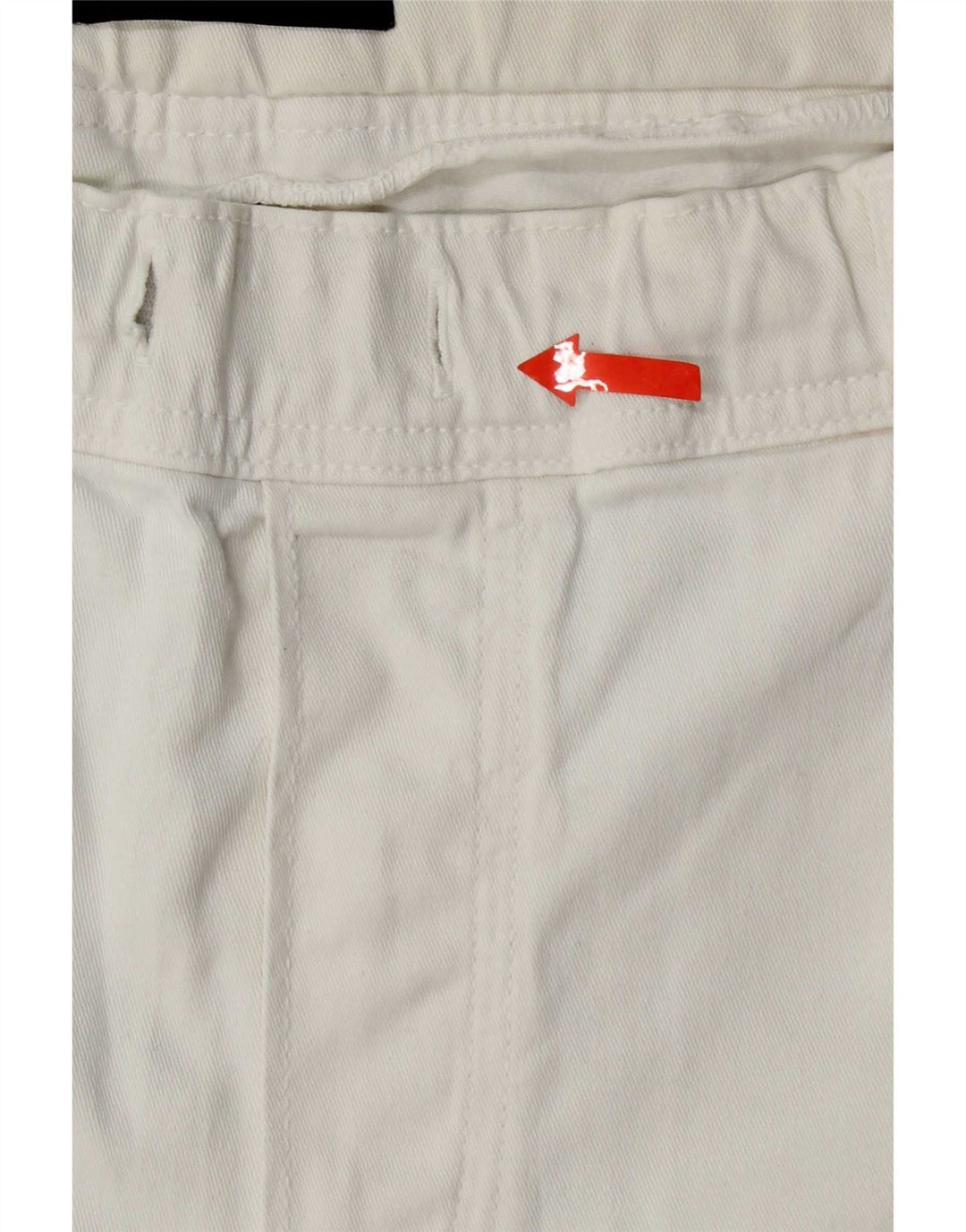 Diesel Dame Casual Shorts UK 14 Large W34 White