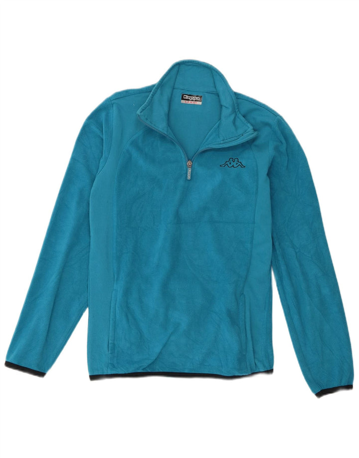 Kappa Dame Fleece Jumper med lynlås DK 14 Stor Blå