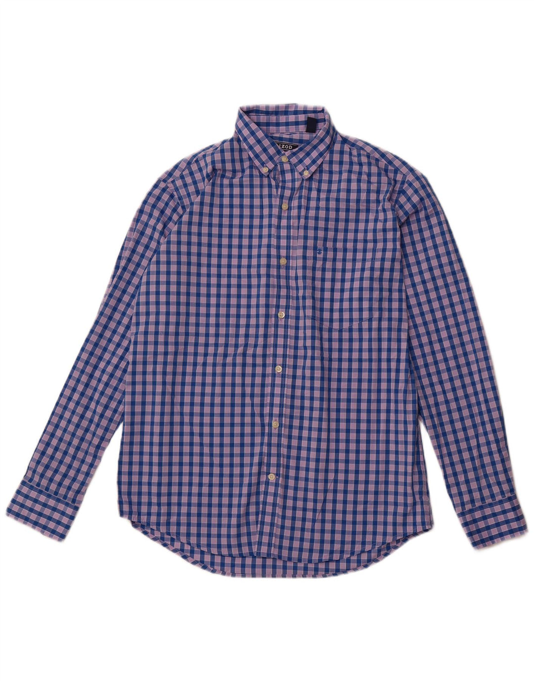 IZOD Herreskjorte Medium Blue Check Polyester
