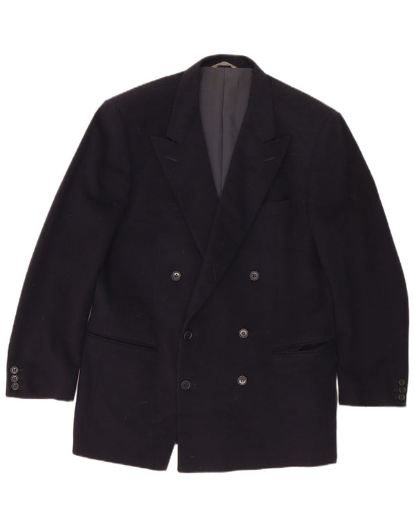 Nino Cerruti Herre Double Breasted Blazer Jacket IT 52 XL Sort Uld