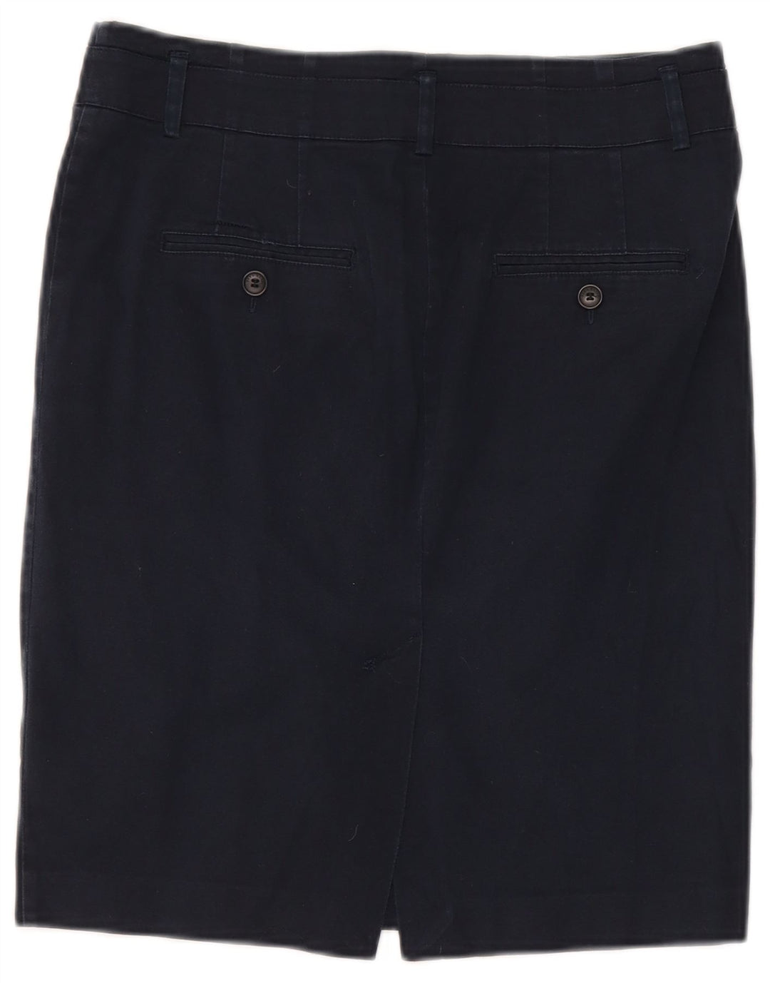 Zara Pencil Skirt Large W30 Navy Blue
