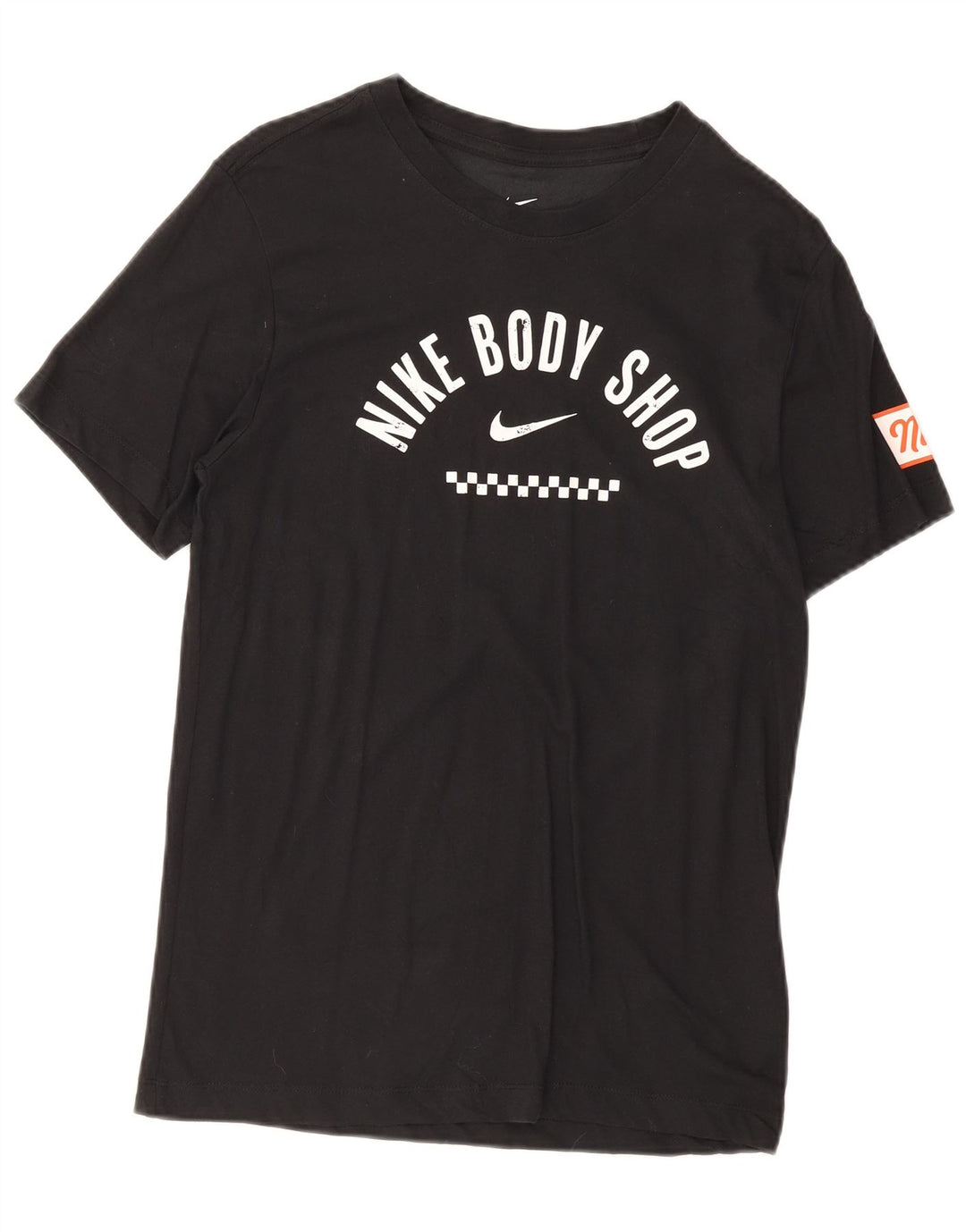 Nike Herre Dri Fit grafisk T-shirt top lille sort bomuld