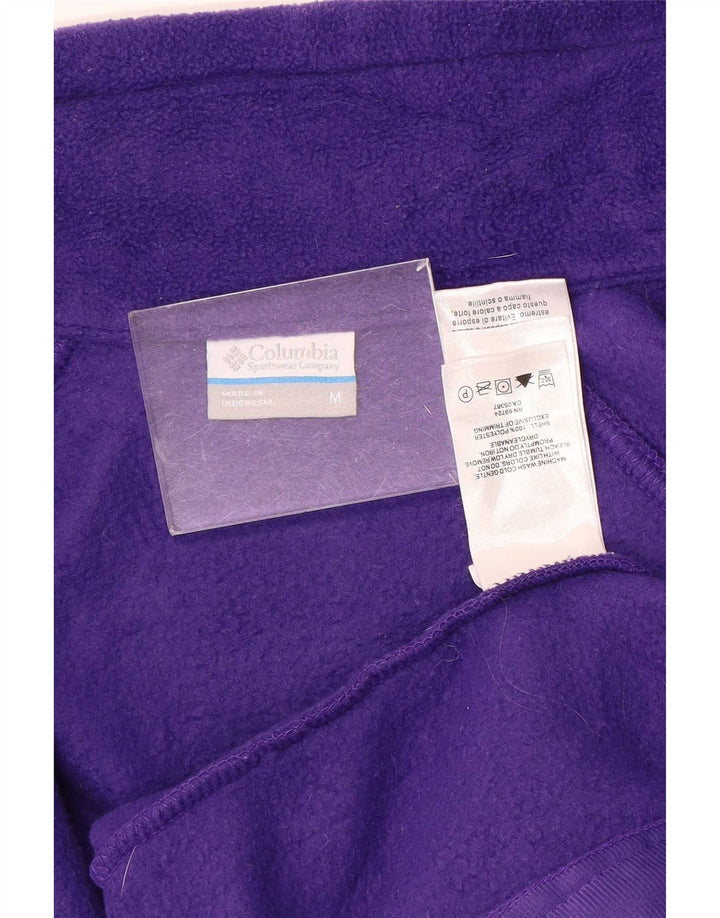 Columbia Dame Fleecejakke UK 14 Medium Lilla Polyester