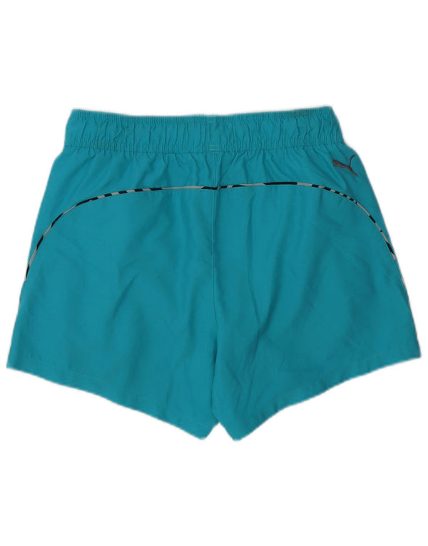 Puma Svømmeshorts til kvinder UK 8 Small Blue Polyester