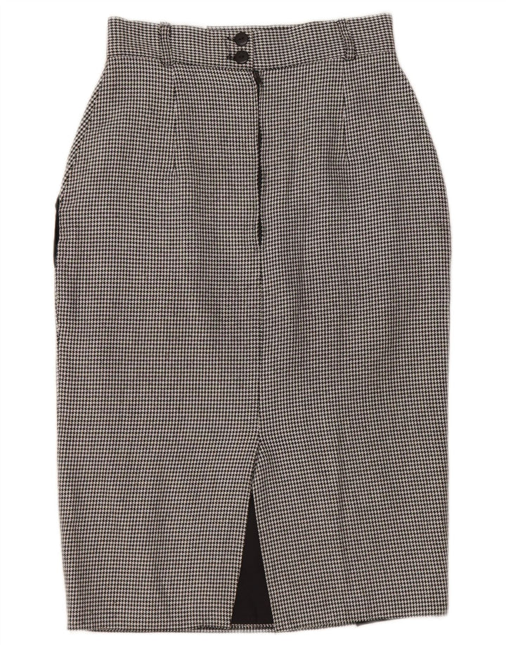 St. Bernard Pencil Nederdel til kvinder UK 10 Small W25 Black Houndstooth
