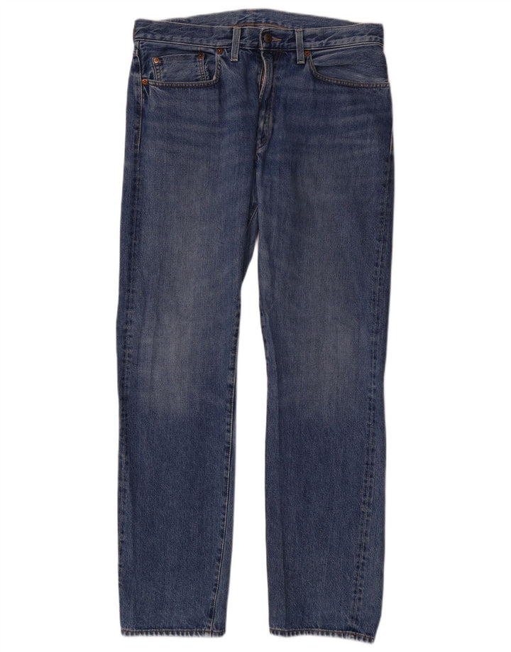 Levi's Straight Jeans til mænd W34 L32 blå bomuld