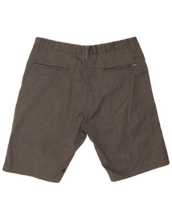 Volcom Herre Chino Shorts W36 Large Grå Bomuld