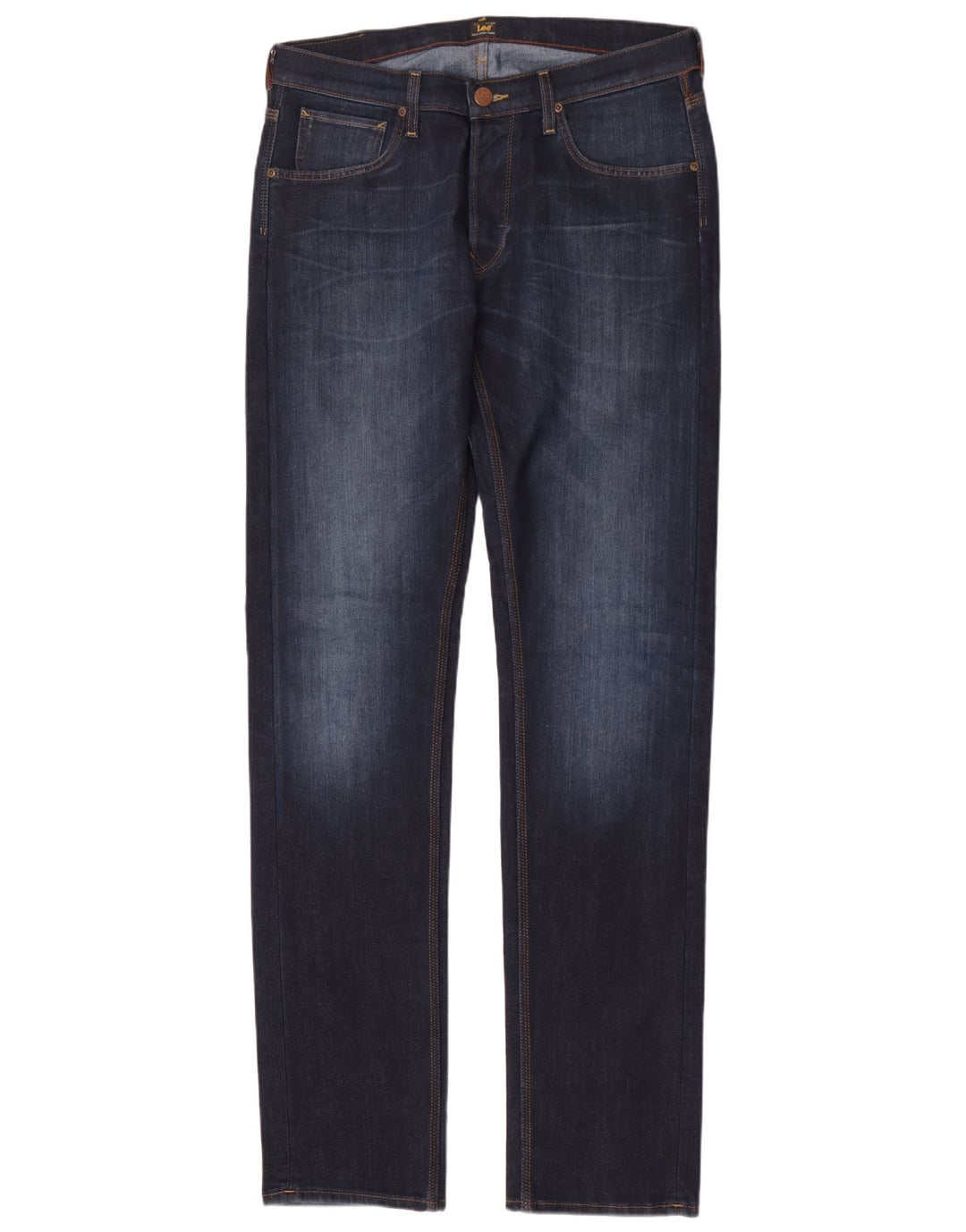 Lee Mens Daren Slim Jeans W33 L36 Marineblå Bomuld