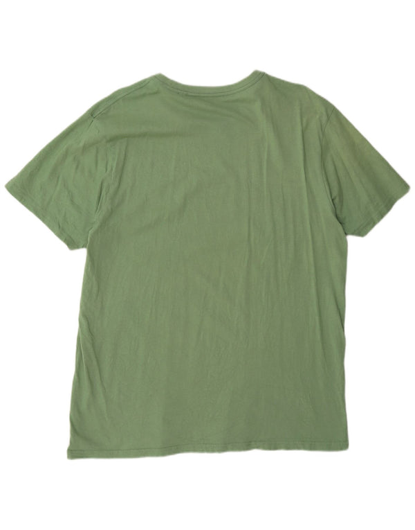 Jack Wills Herre Classic Fit T-Shirt Top XL Grøn Bomuld
