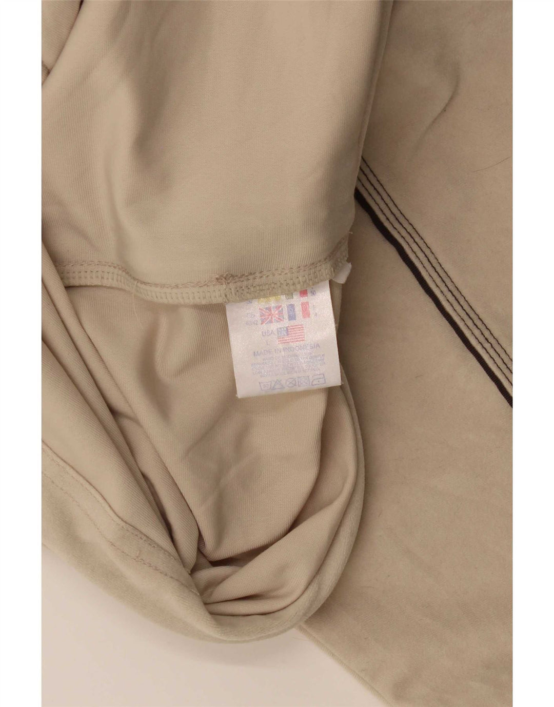 Lotto Herre træningsdragt Topjakke UK 40/42 Stor Beige Polyester