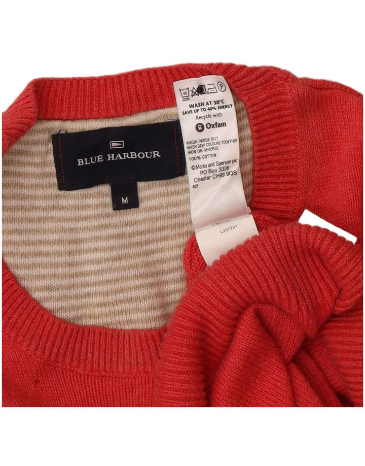 Marks & Spencer Herre Blue Harbor Crew Neck sweater Medium Rød