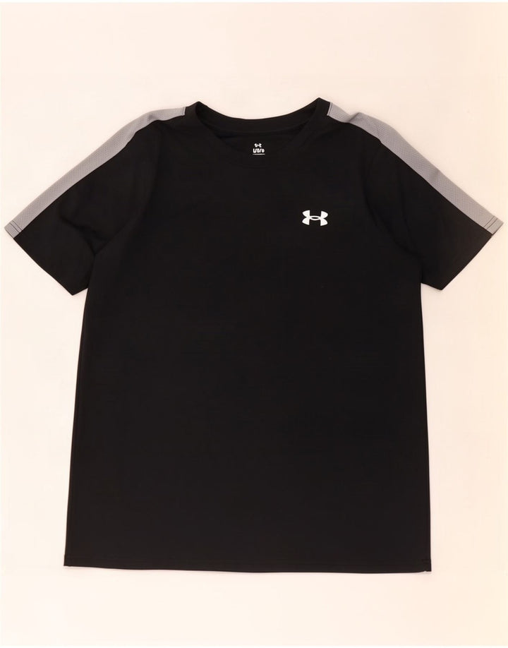 Under Armour Herre T-Shirt Top Stor Sort Colourblock Polyester