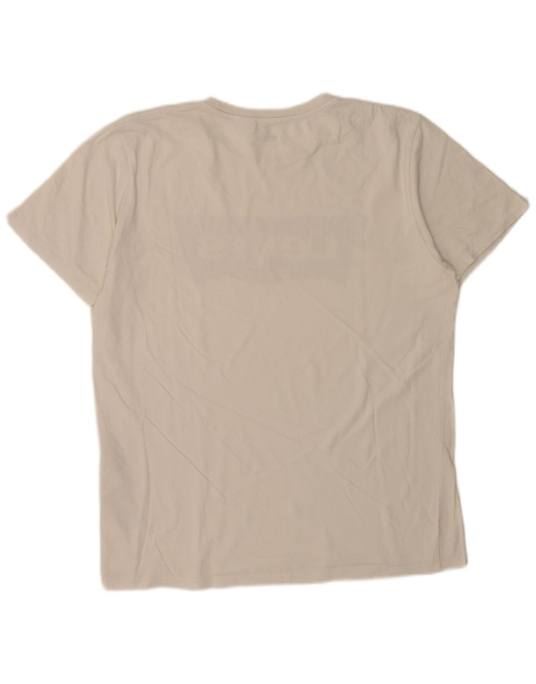 Levi's Herre grafisk T-shirt Top Stor hvid bomuld