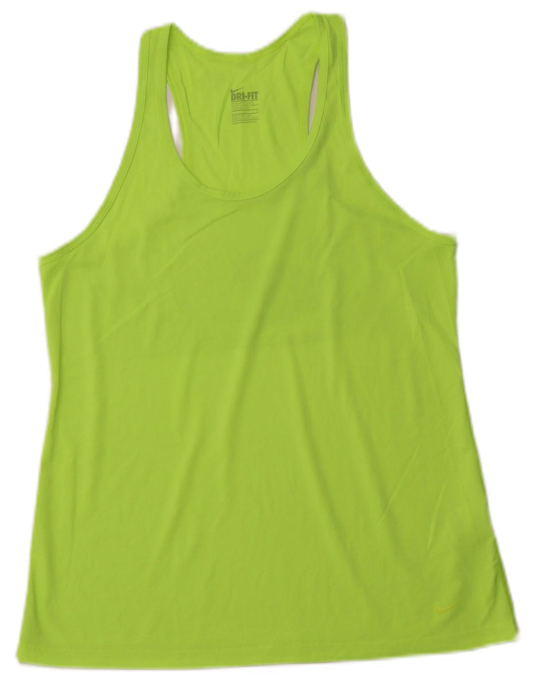 NIKE Damevest Top UK 14 Large Green Polyester Sports