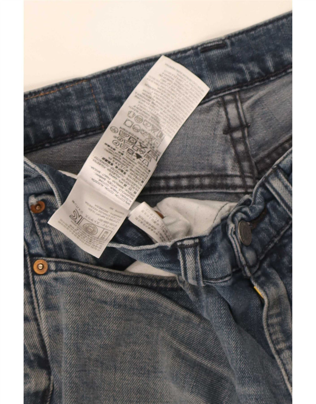 Levi's Slim Jeans til mænd W32 L32 blå bomuld