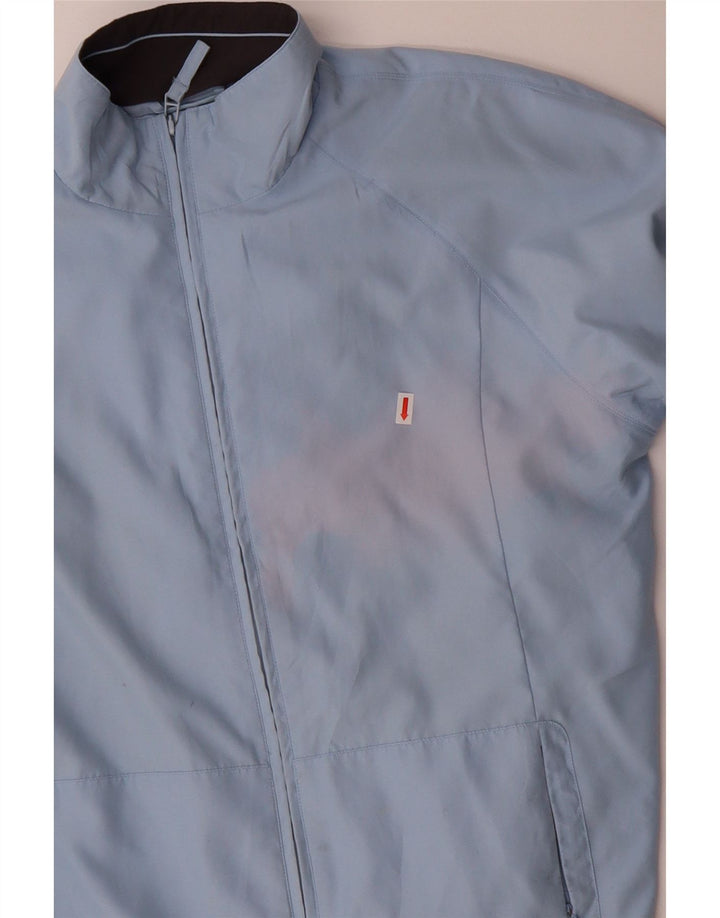 CHAMPION Mens Tracksuit Top Jacket Large Blue Polyester