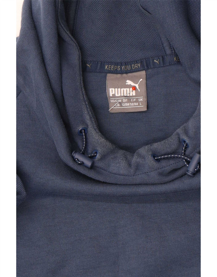 Puma hættetrøje til mænd, stor blå